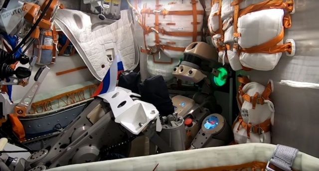 Rusya'nın uzaya gönderdiği ilk insansı robotu FEDOR.