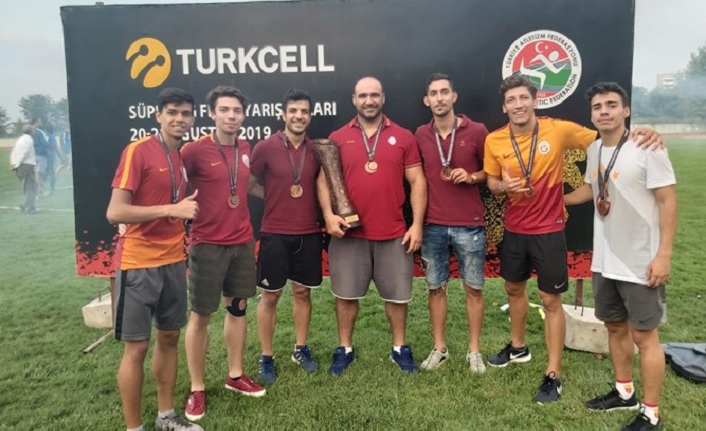 Atletizm Süper Lig’de Galatasaray Üçüncü