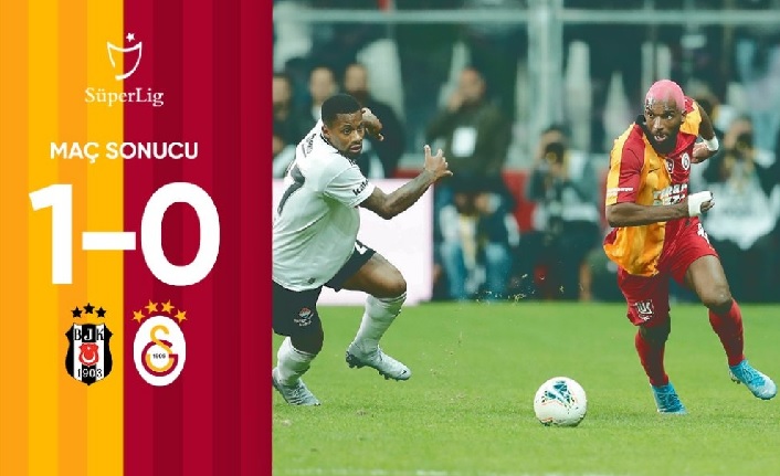 Maç sonucu: Beşiktaş 1-0 Galatasaray