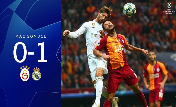 Maç sonucu: Galatasaray 0 - 1 Real Madrid