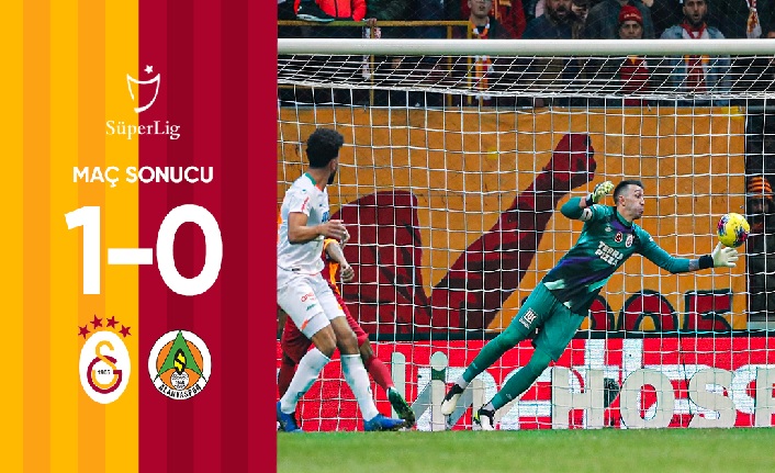 Maç sonucu: Galatasaray 1-0 Aytemiz Alanyaspor