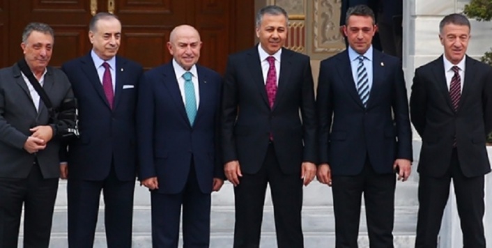 Kulüp başkanları İstanbul Valiliği'nde bir araya geldi