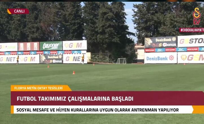 Galatasaray antrenmanlara başladı!