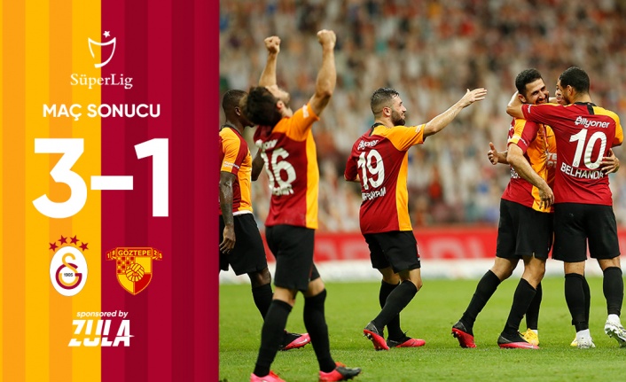 Galatasaray üç golle Göztepe'yi yıktı