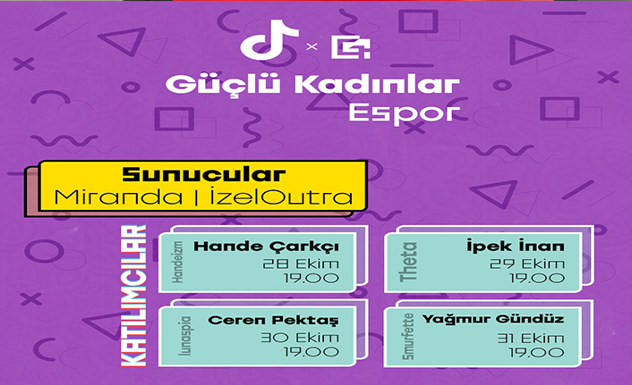 TikTok E-sporcu kadınları destekliyor