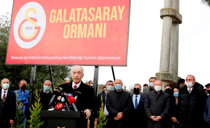 Galatasaray Hatıra Ormanı'nın açılış töreni gerçekleştirildi