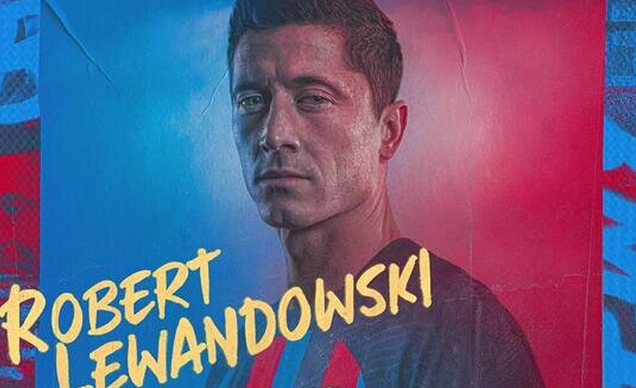 Lewandowski resmen Barcelona'da