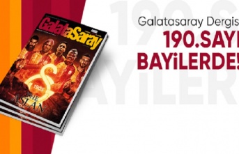 Galatasaray Dergisi'nin 190. sayısı bayilerde