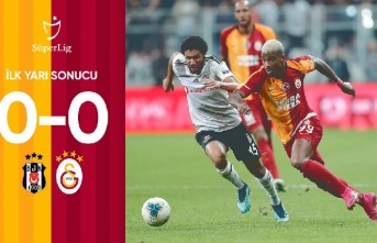 İlk yarı sonucu: Beşiktaş 0-0 Galatasaray