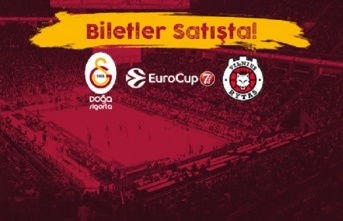 Sinan Erdem'de omuz omuza koşalım zaferlere! Galatasaray Doğa Sigorta Rytas Vilnius maçı biletleri satışta!