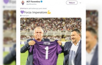 Fiorentina'dan Fatih Terim'e geçmiş olsun...