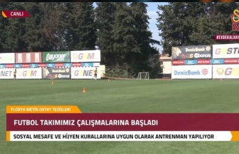 Galatasaray antrenmanlara başladı!