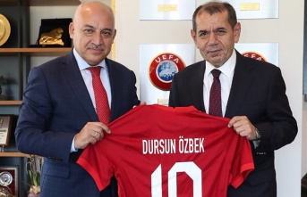 Dursun Özbek'ten TFF Başkanı Büyükekşi'ye ziyaret