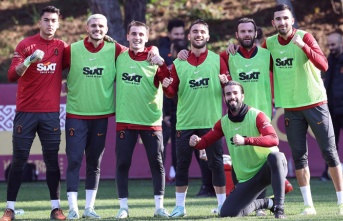 Galatasaray'da derbi öncesi Florya'da son...